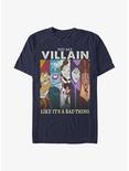 Disney Villains You Say Villain Like It's A Bad Thing T-Shirt, NAVY, hi-res
