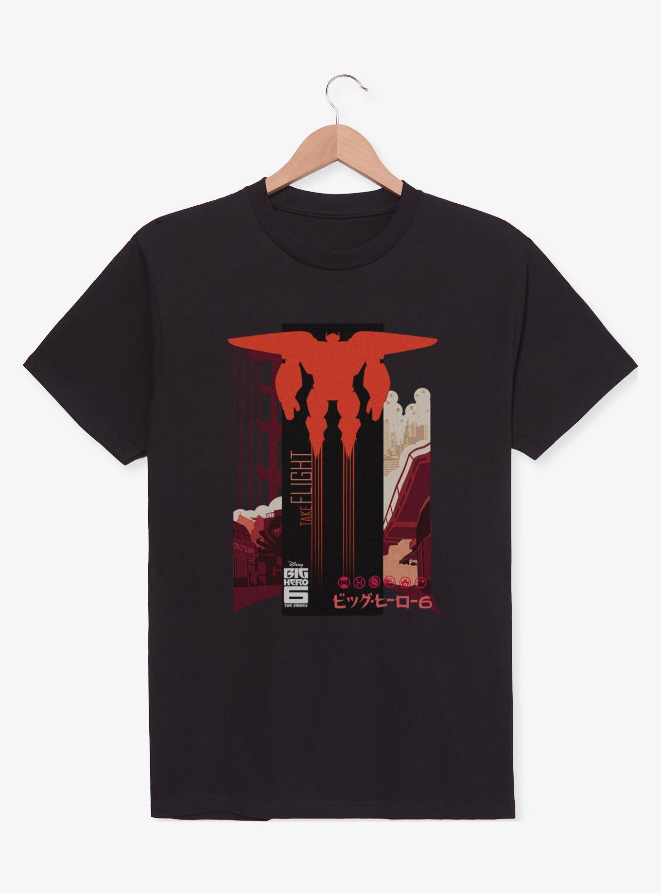 Disney Big Hero 6 Take Flight Baymax Poster T-Shirt