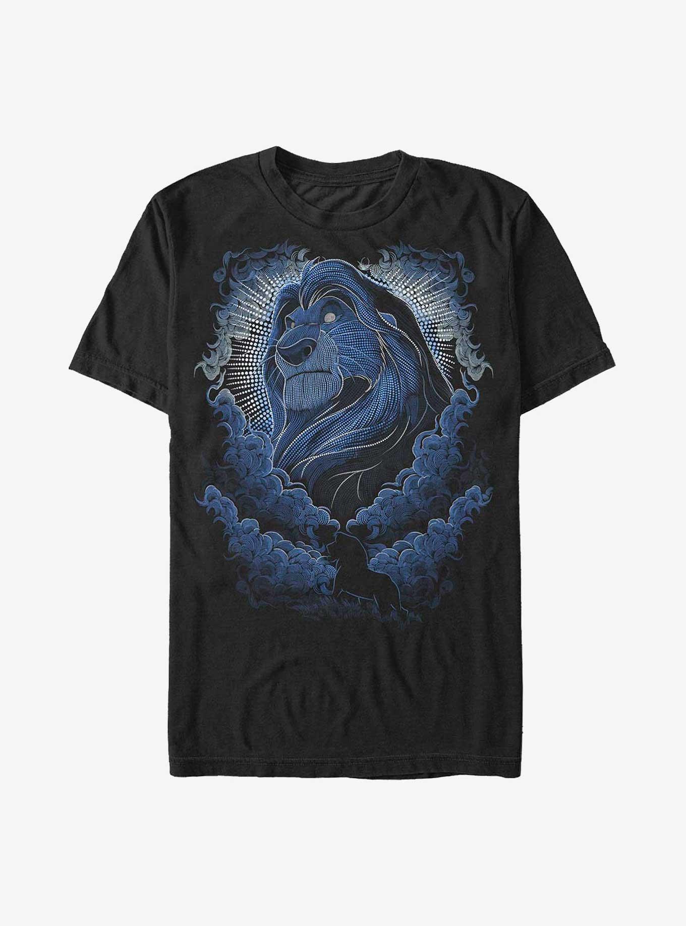 Disney The Lion King Mufasa King In The Sky T-Shirt, BLACK, hi-res