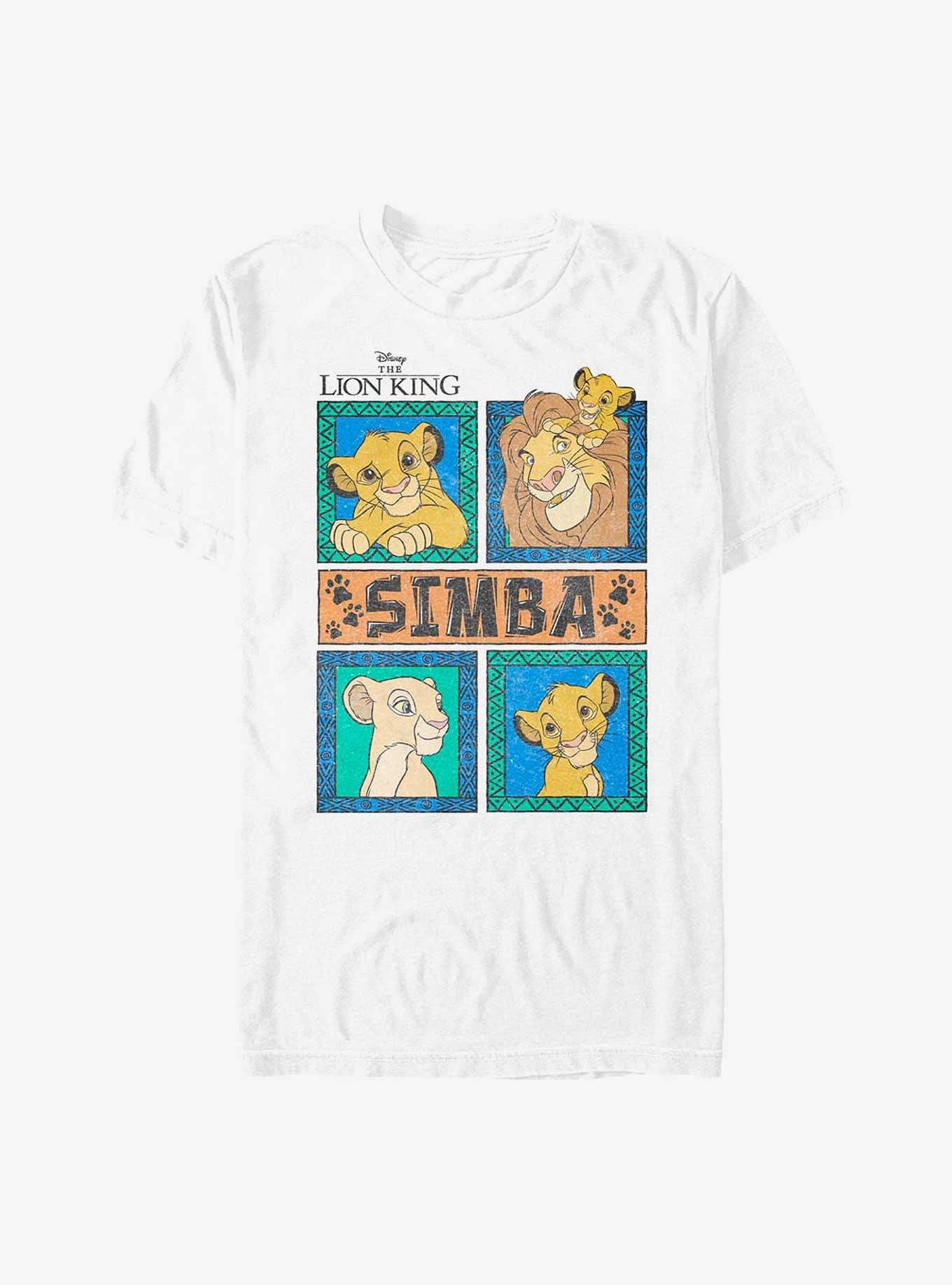 Disney The Lion King Simba Poster T-Shirt, WHITE, hi-res