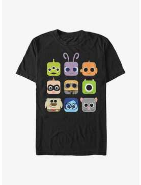 Pixar Block Face Icons T-Shirt, , hi-res