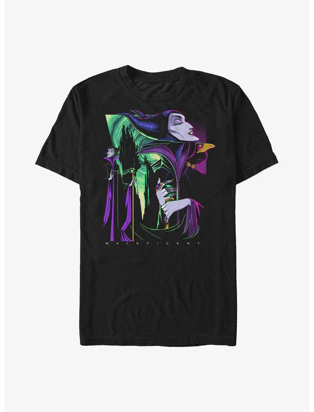Disney Sleeping Beauty Maleficent Mistress of Evil Poster T-Shirt, BLACK, hi-res