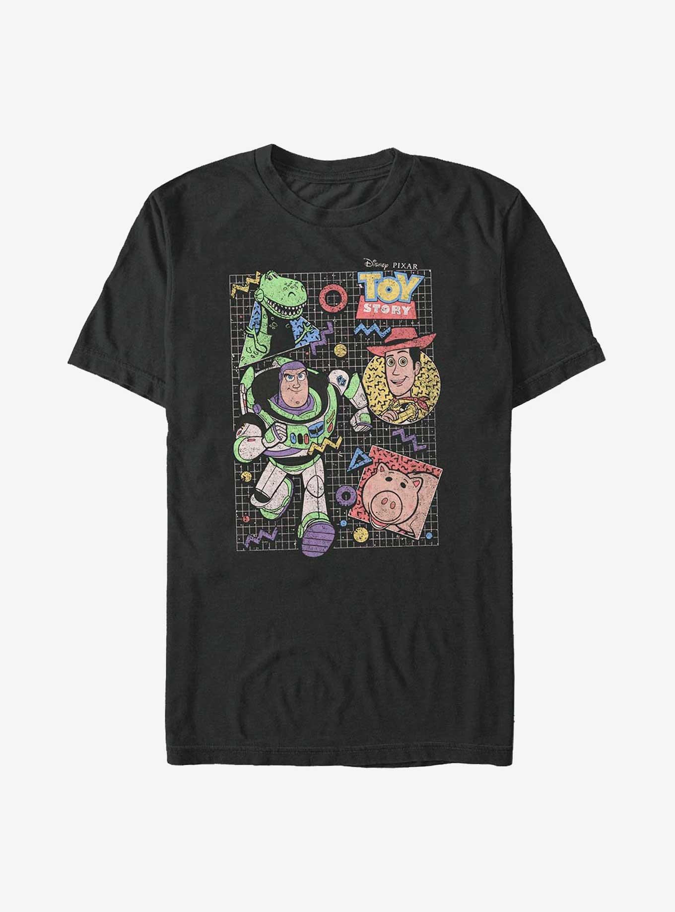 Disney Pixar Toy Story 90's Toys T-Shirt, BLACK, hi-res