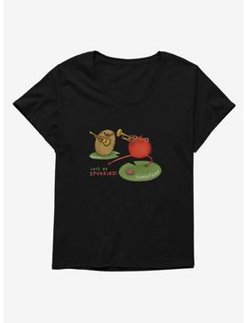 Pugtato Let's Be Spuddies Tomatoad Womens T-Shirt Plus Size, , hi-res