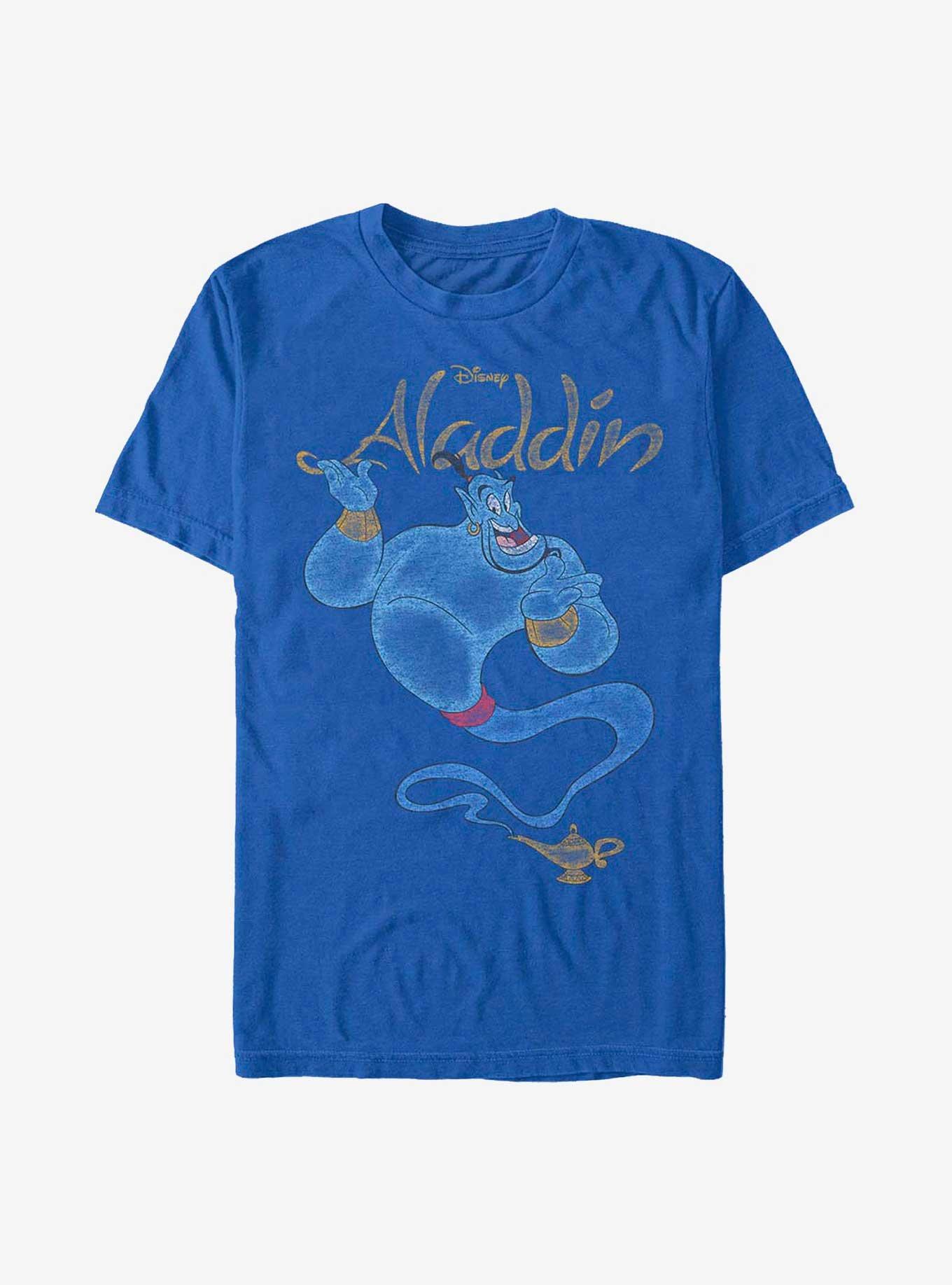 Disney Aladdin Faded Genie T-Shirt, ROYAL, hi-res