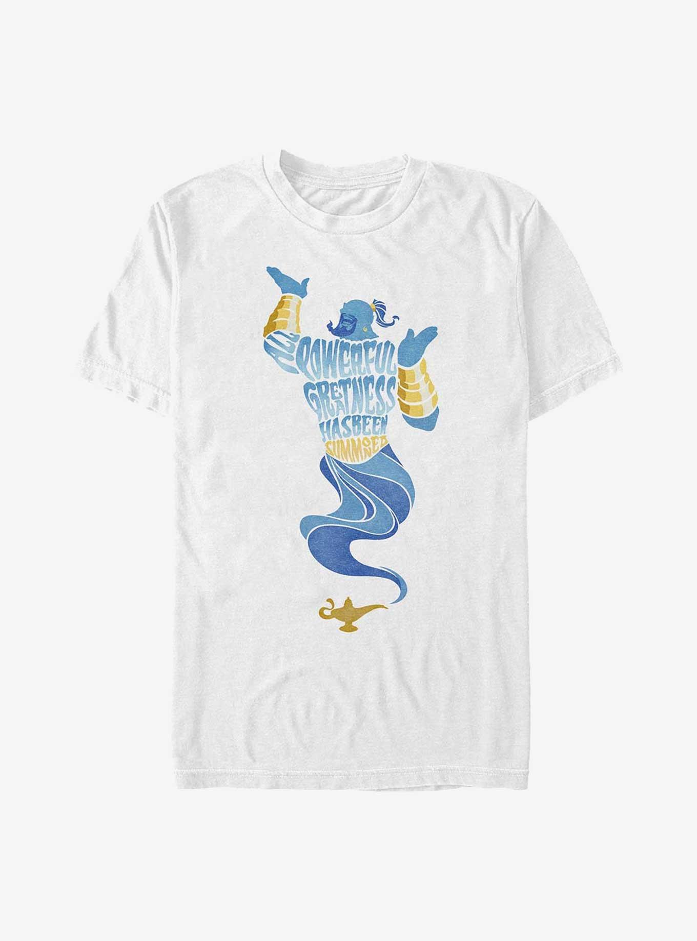 Disney Aladdin Live Action Summon All Powerful Genie T-Shirt, WHITE, hi-res