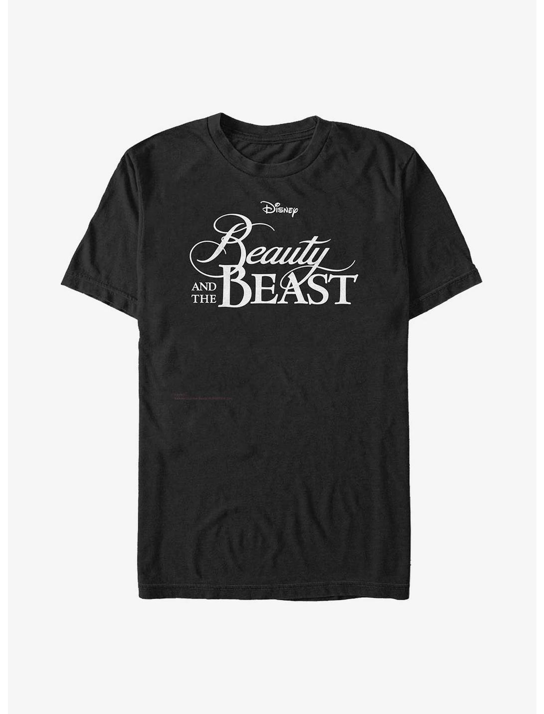 Disney Beauty and the Beast Logo T-Shirt, BLACK, hi-res