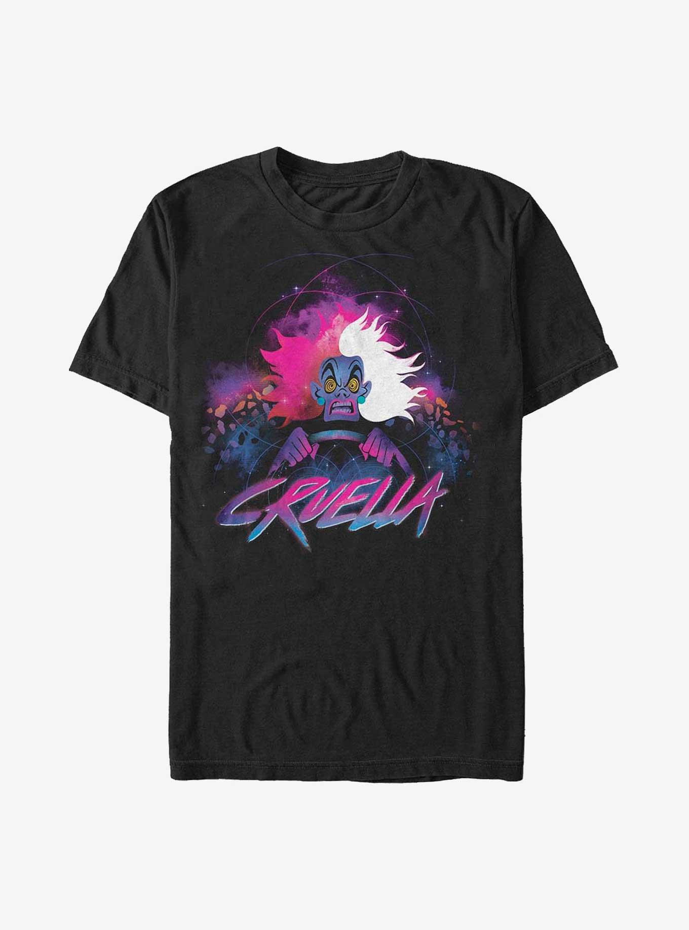 Disney Cruella Crazy Face T-Shirt, , hi-res