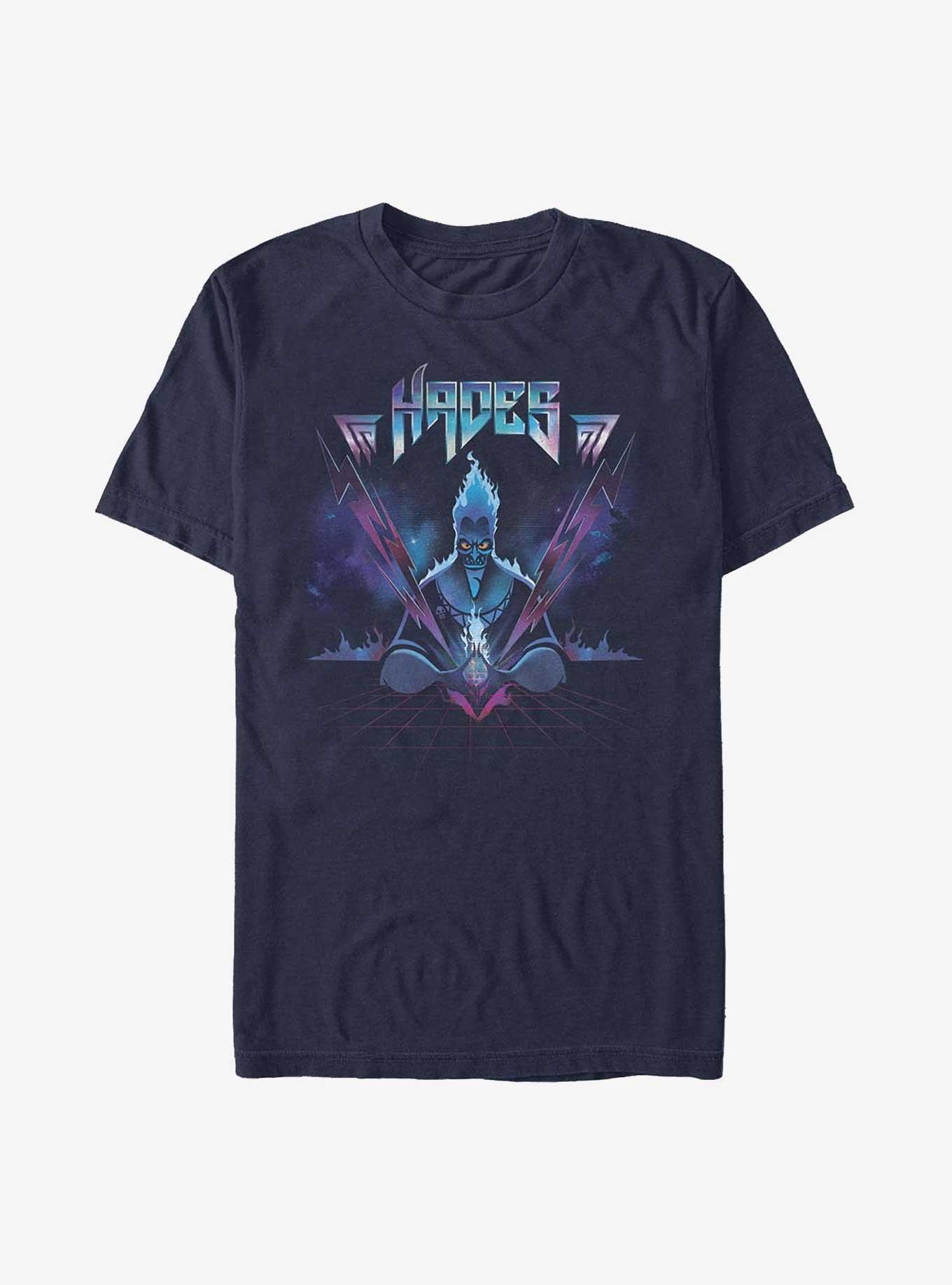Disney Hercules Hades Metallic Lightning T-Shirt, NAVY, hi-res