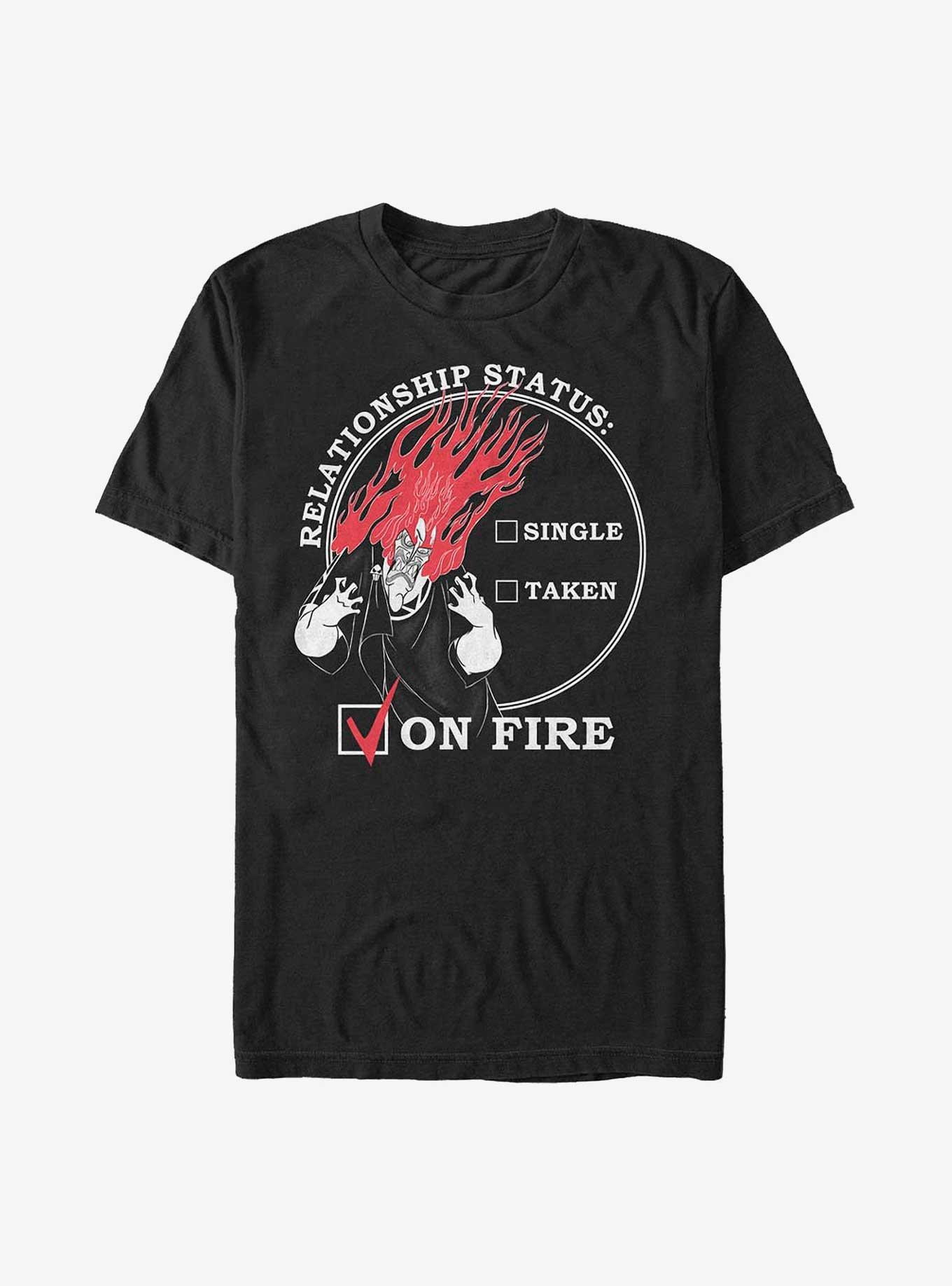 Disney Hercules Hades Relationship Status T-Shirt, BLACK, hi-res