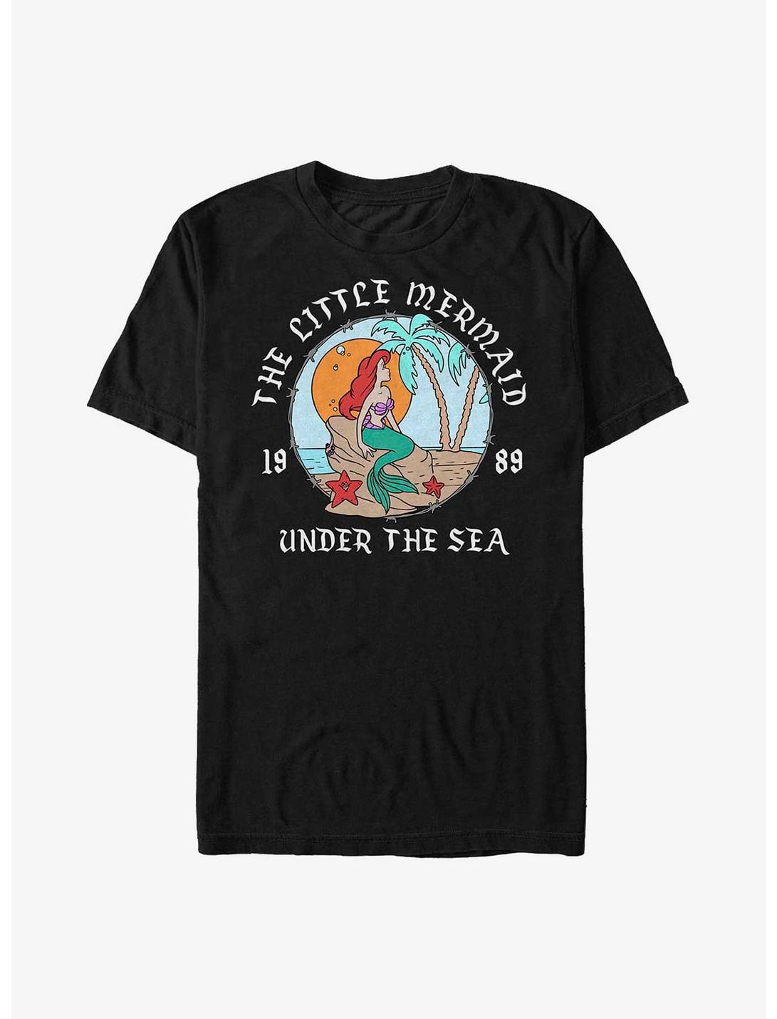 Disney The Little Mermaid Ariel Beachside Beauty T-Shirt, BLACK, hi-res