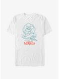 Disney The Little Mermaid Clamshell Princess T-Shirt, WHITE, hi-res