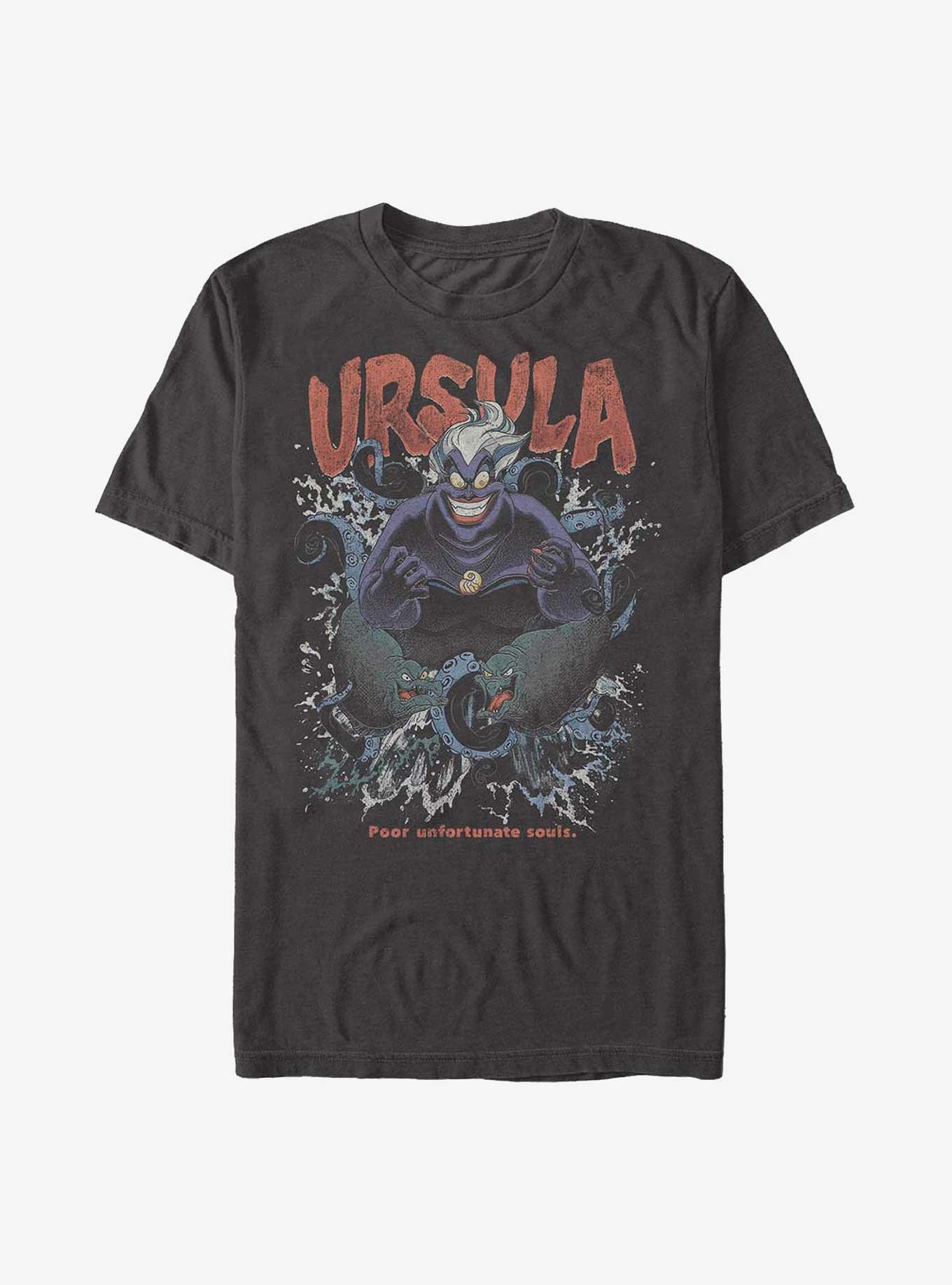 Disney The Little Mermaid Ursula Taking Over T-Shirt, BLACK, hi-res