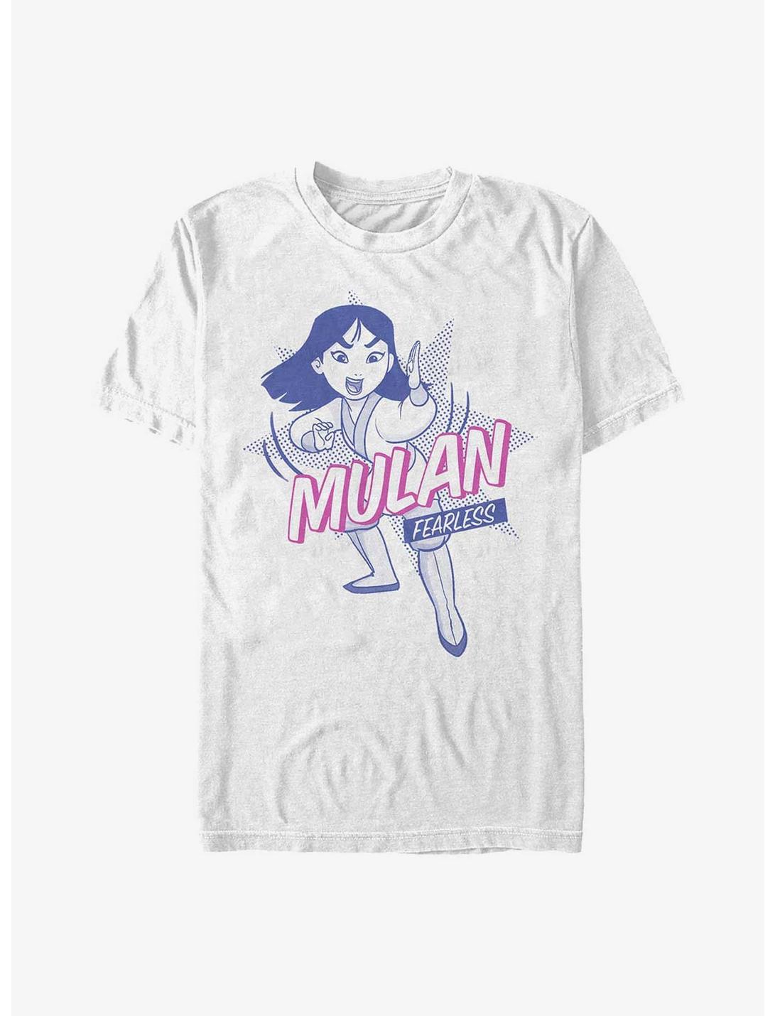 Disney Mulan Chibi Fearless Mulan T-Shirt, WHITE, hi-res