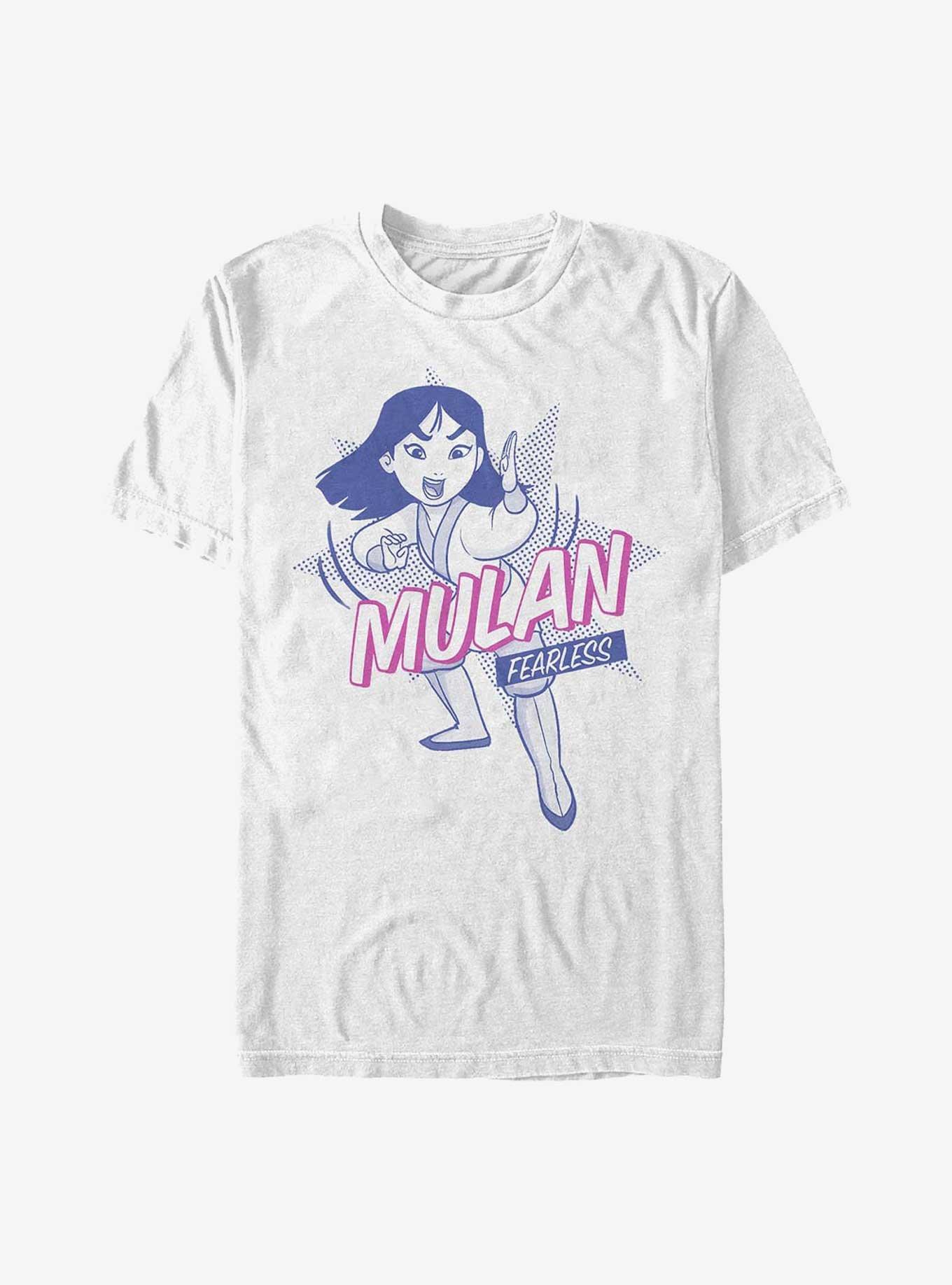 Disney Mulan Chibi Fearless Mulan T-Shirt, WHITE, hi-res