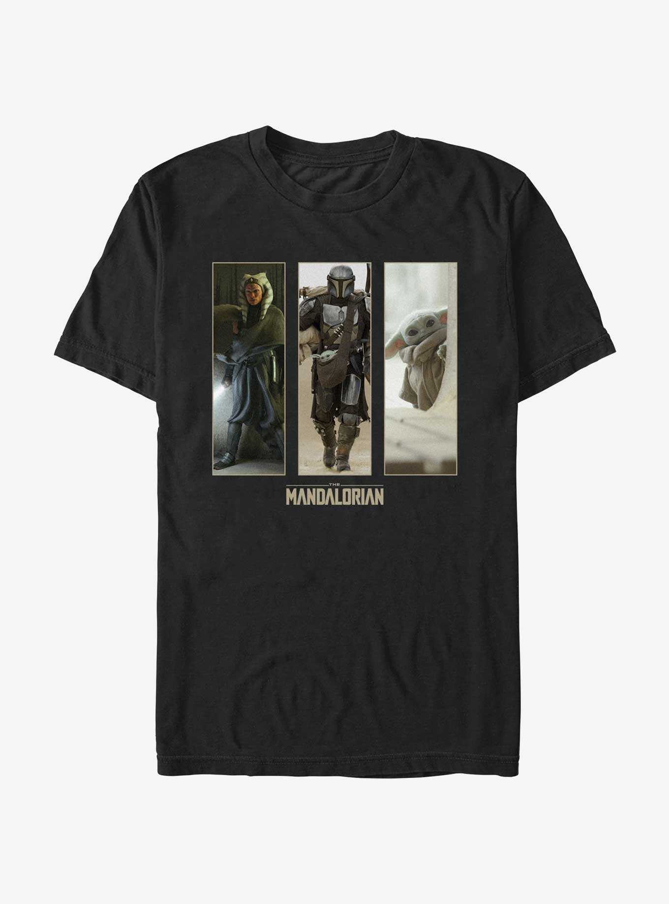Star Wars The Mandalorian Ahsoka, Din Djarin & Grogu T-Shirt, , hi-res