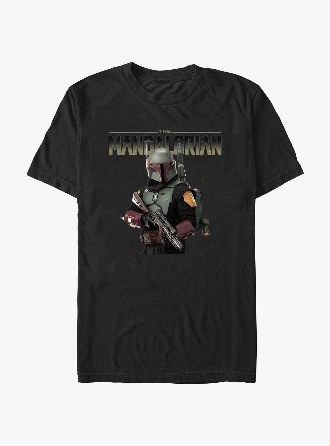 Star Wars The Mandalorian Boba Fett Action Pose T-Shirt, , hi-res