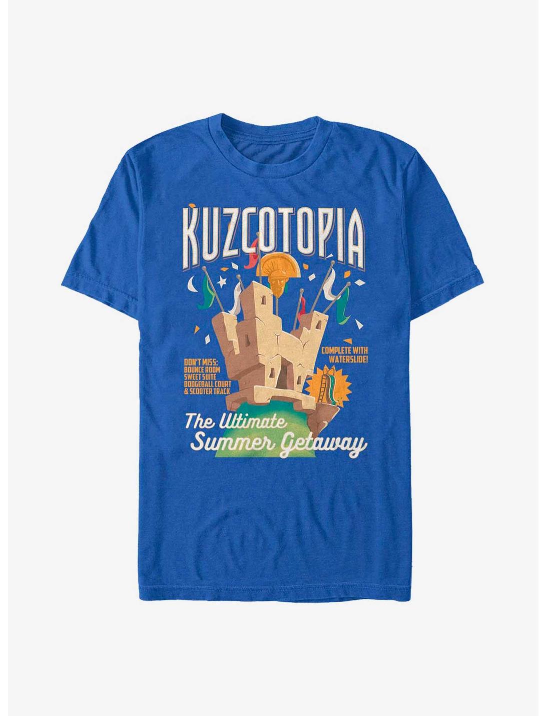 Disney The Emperor's New Groove Kuzcotopia Ad T-Shirt, ROYAL, hi-res