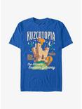 Disney The Emperor's New Groove Kuzcotopia Ad T-Shirt, ROYAL, hi-res