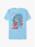 Disney Hercules Movie Poster T-Shirt, LT BLUE, hi-res