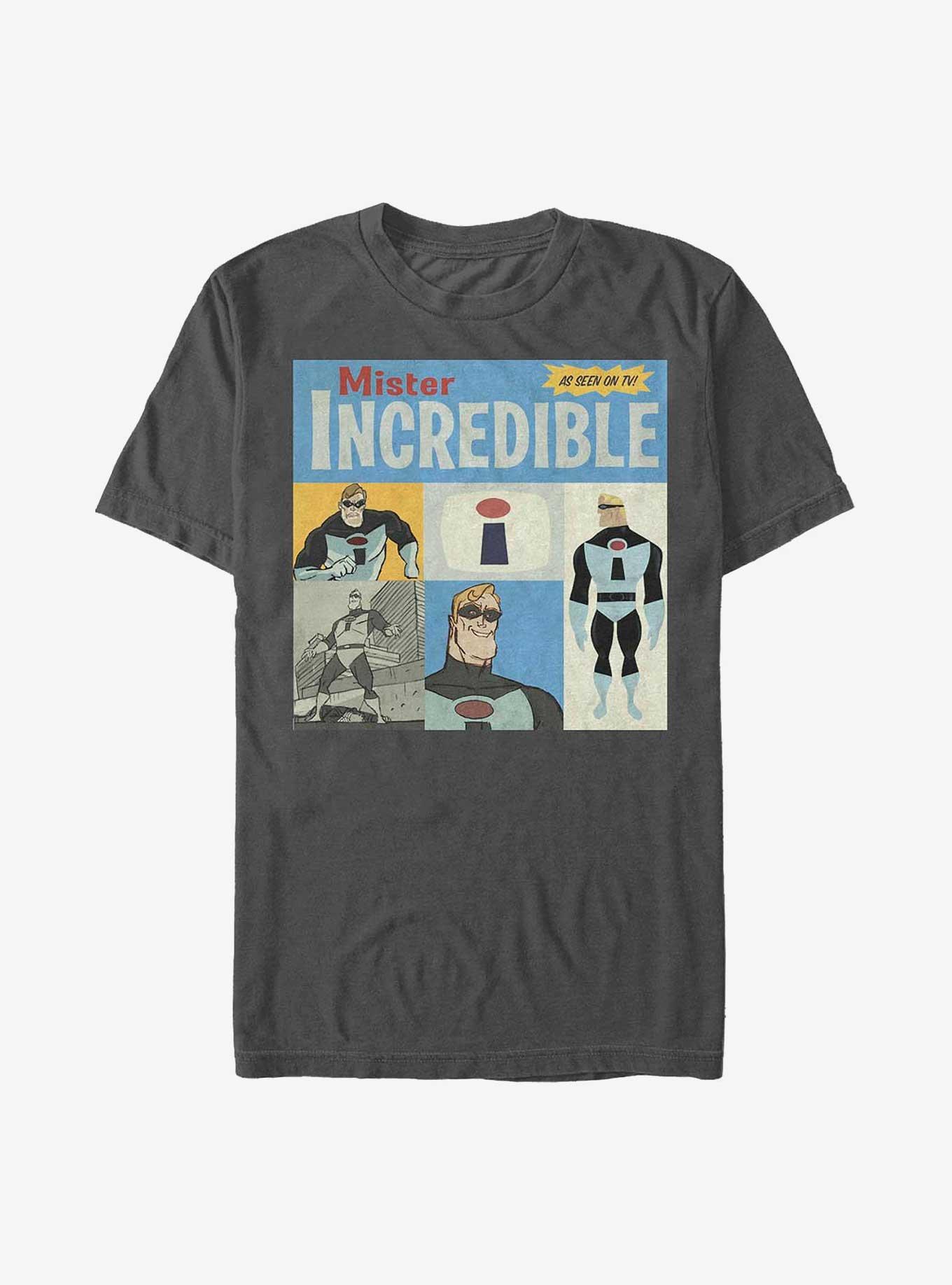 Disney Pixar The Incredibles Mr. As Seen On Tv T-Shirt, CHARCOAL, hi-res