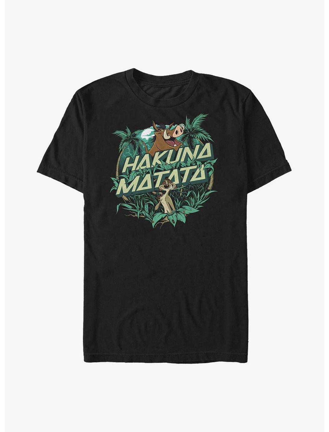Disney The Lion King Hakuna Matata Timon & Pumbaa T-Shirt, BLACK, hi-res