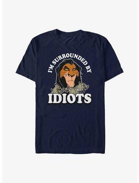 Disney The Lion King Scar I'm Surrounded By Idiots T-Shirt, , hi-res