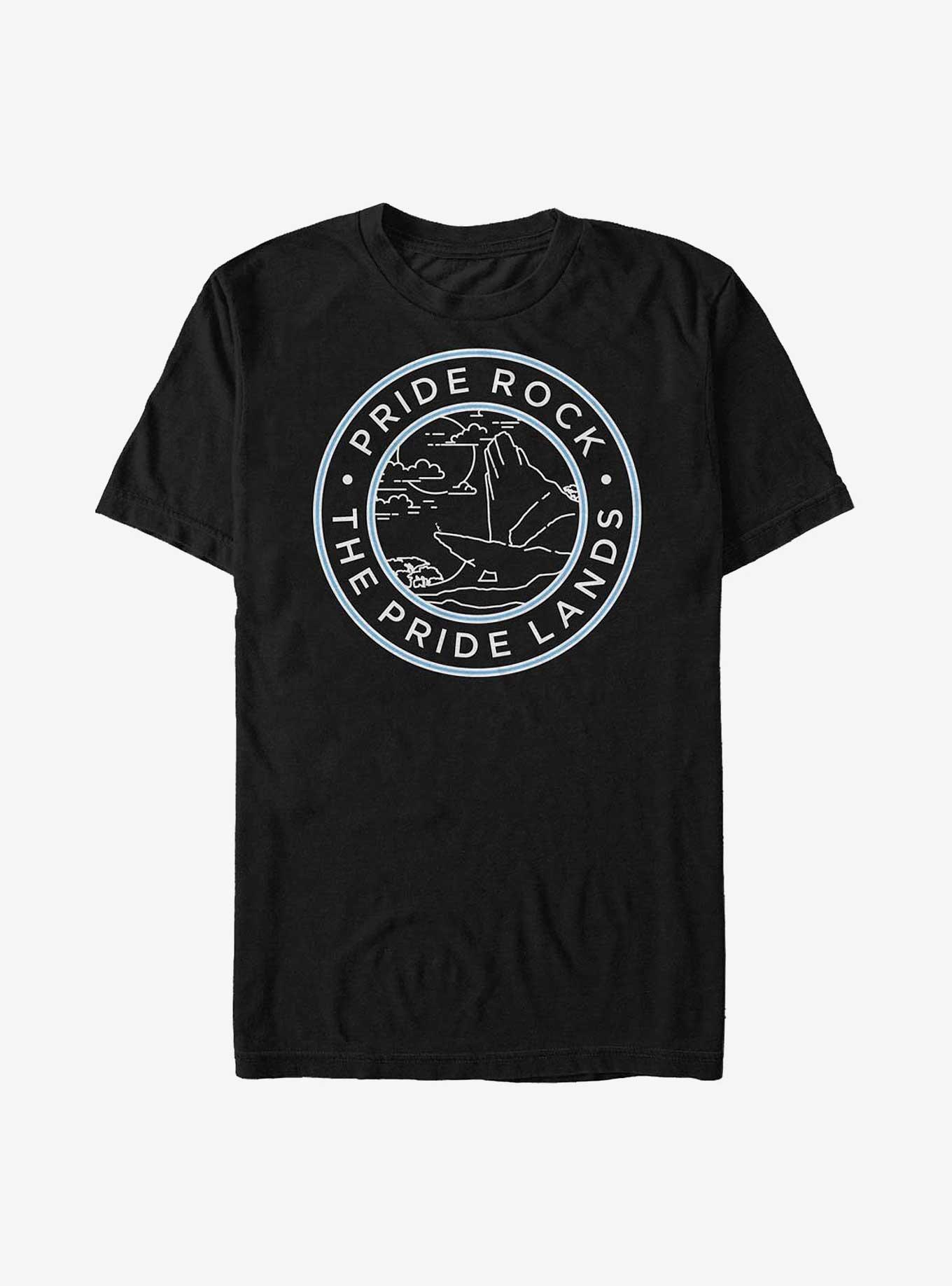 Disney The Lion King Pride Rock Badge T-Shirt, BLACK, hi-res