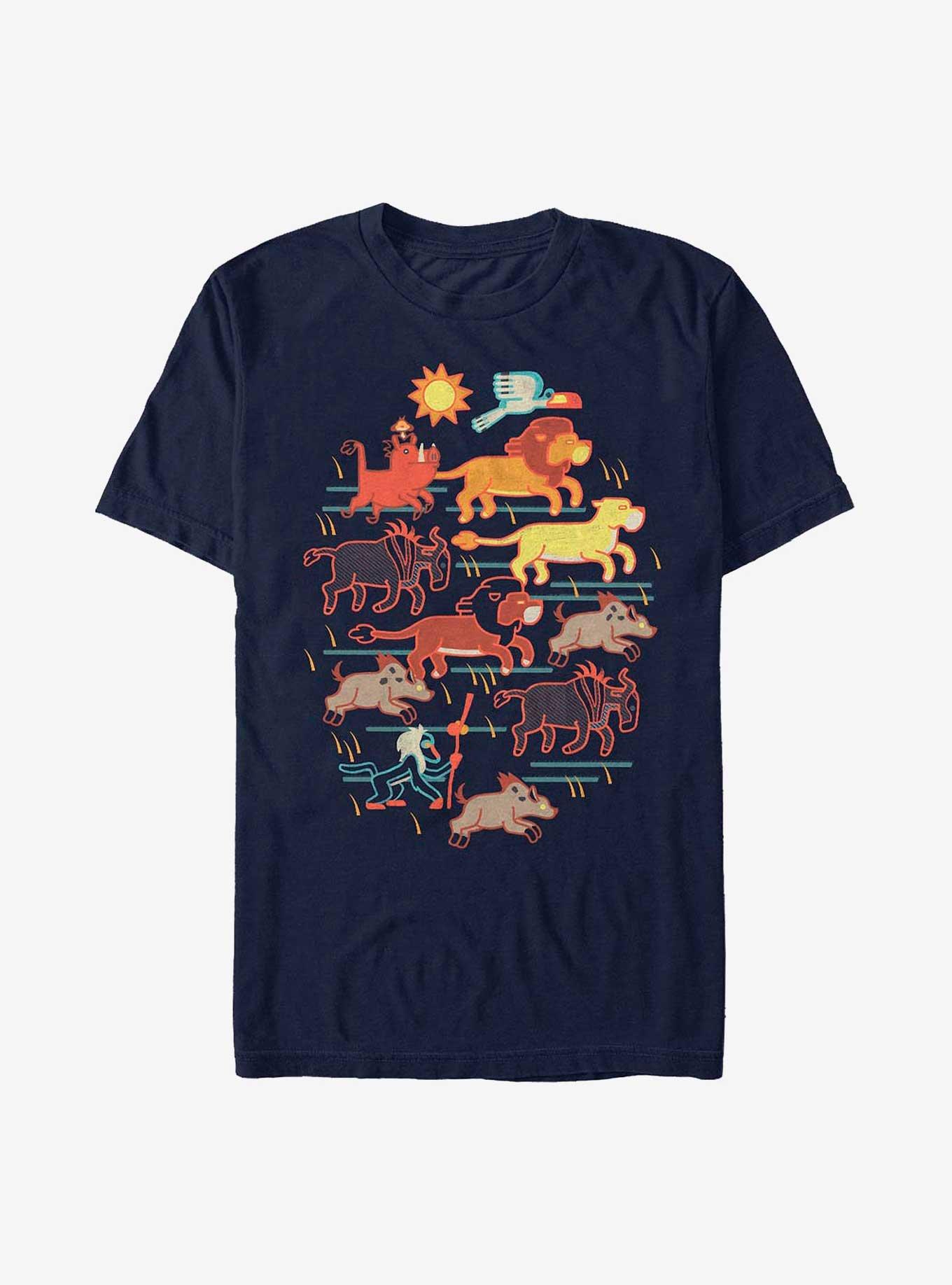 Disney The Lion King Stampede T-Shirt, NAVY, hi-res