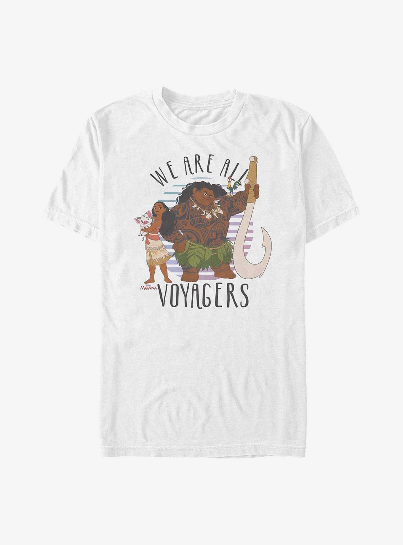 Disney Moana We Are All Voyagers T-Shirt, WHITE, hi-res