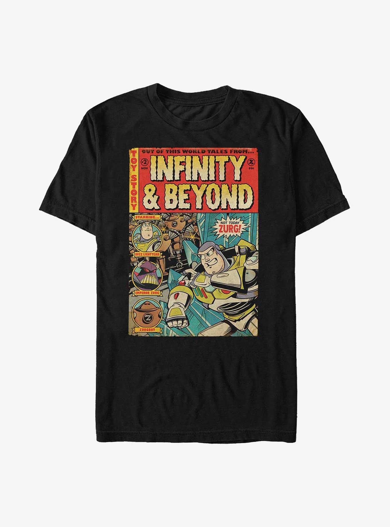 Disney Pixar Toy Story Buzz Lightyear Comic Cover T-Shirt, BLACK, hi-res