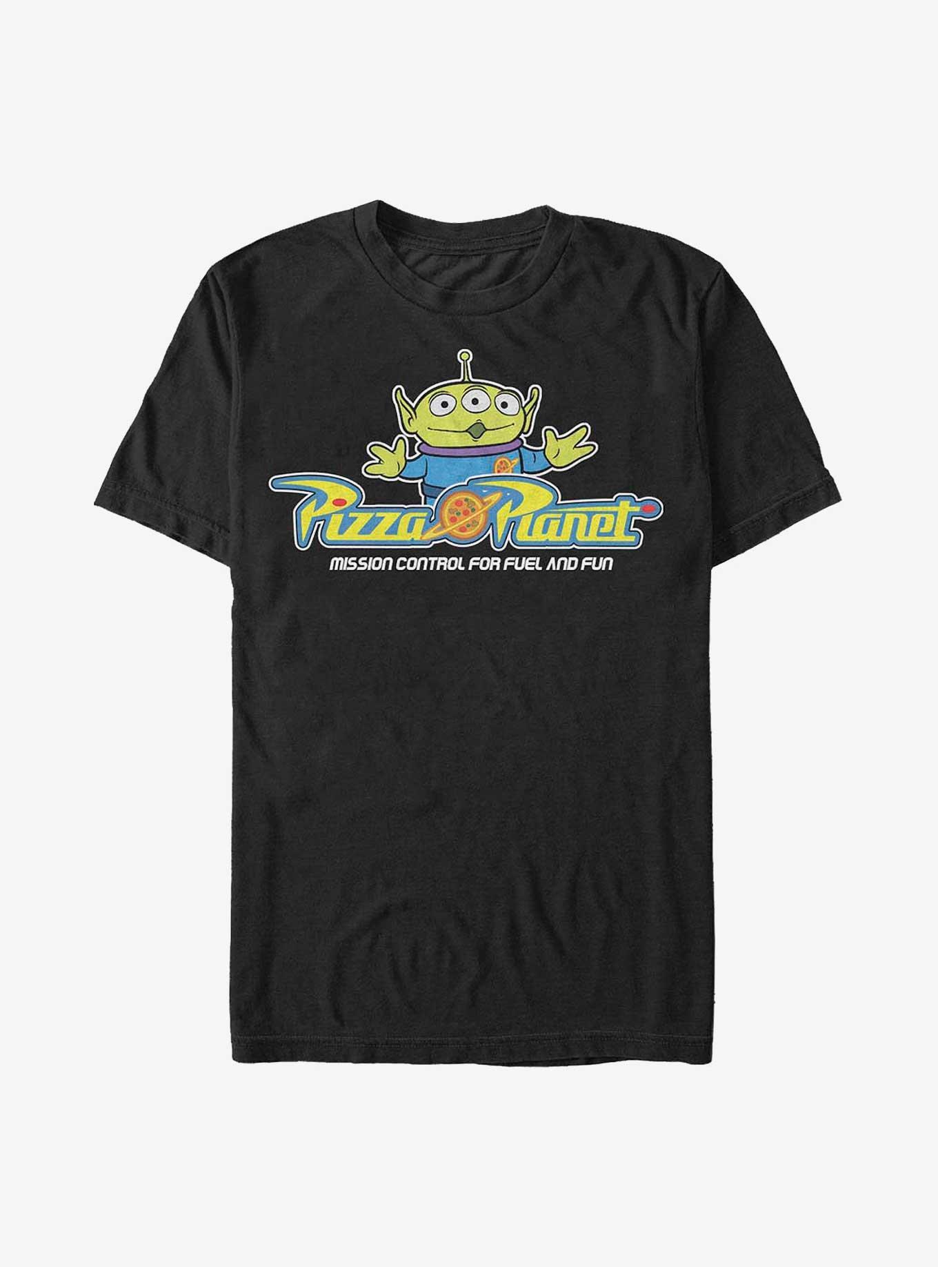 Disney Pixar Toy Story Pizza Planet For Fuel and Fun T-Shirt, BLACK, hi-res