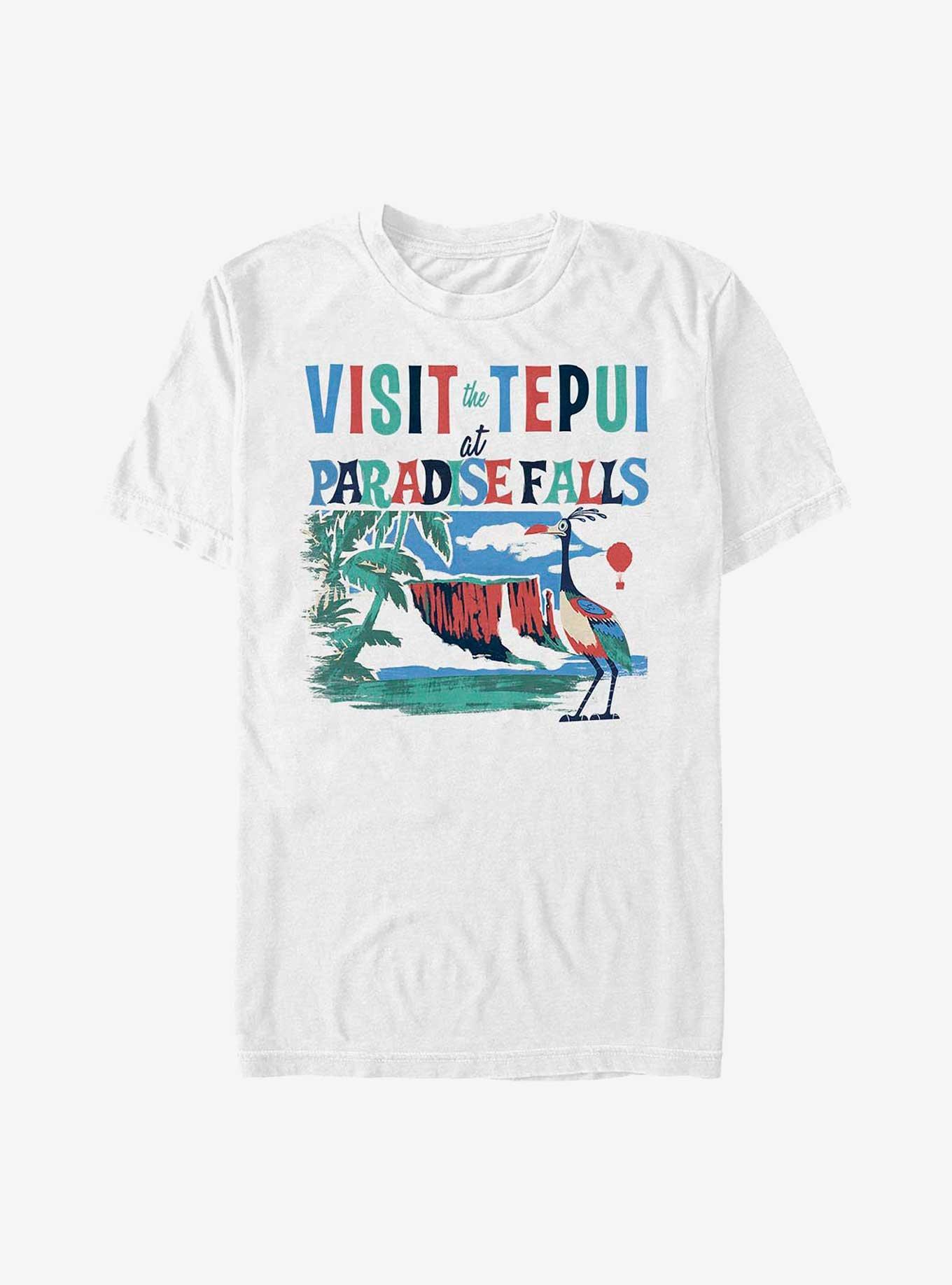 Disney Pixar Up Tepui At Paradise Falls T-Shirt, WHITE, hi-res