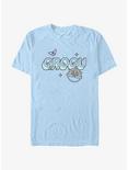 Star Wars The Mandalorian Grogu Chasing Butterfly T-Shirt, LT BLUE, hi-res