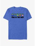 Star Wars The Mandalorian Grogu Dance Line T-Shirt, ROY HTR, hi-res
