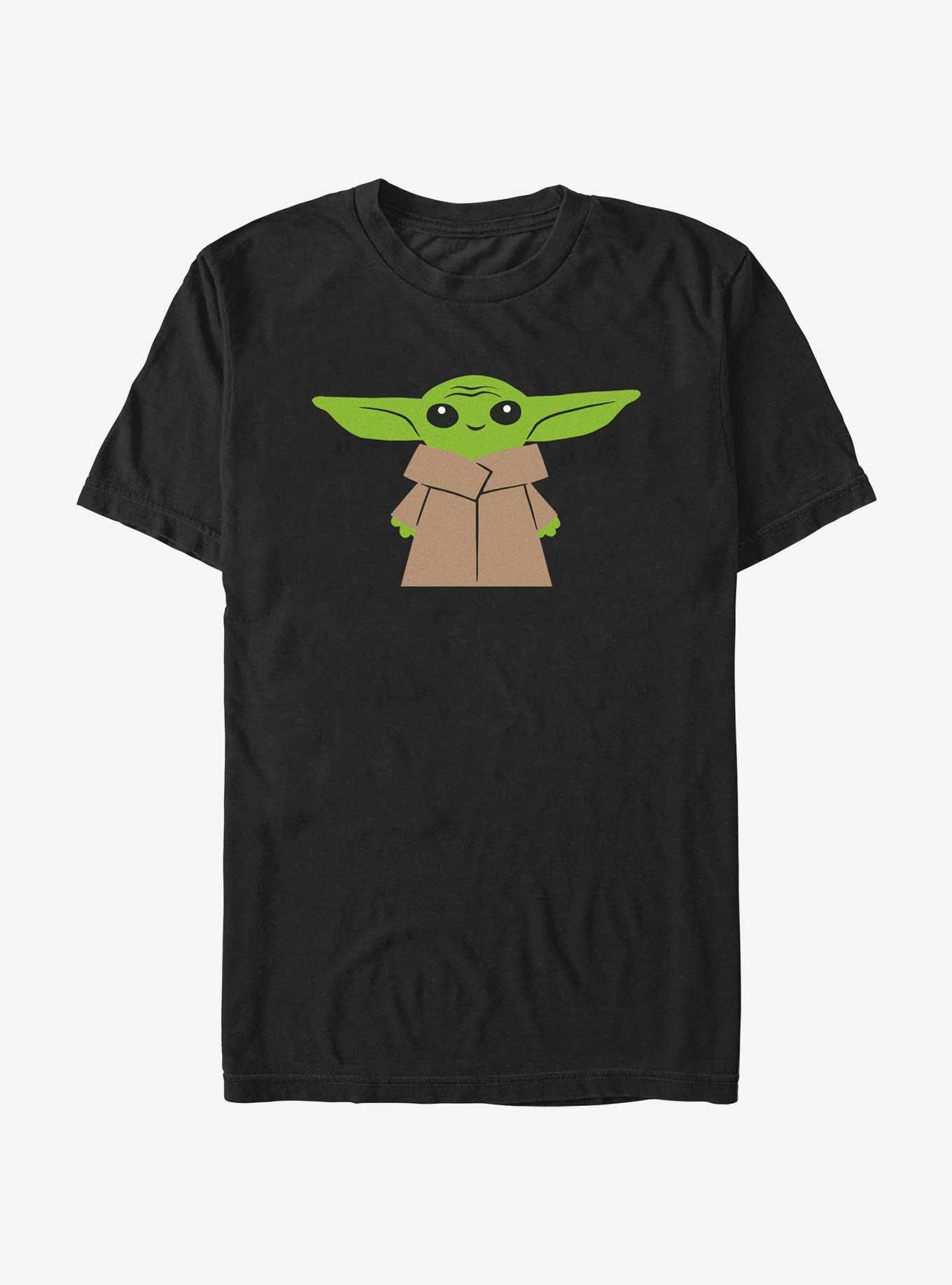 Star Wars The Mandalorian Grogu Happy T-Shirt, BLACK, hi-res