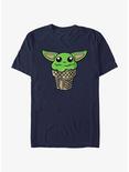 Star Wars The Mandalorian Grogu Ice Cream T-Shirt, NAVY, hi-res