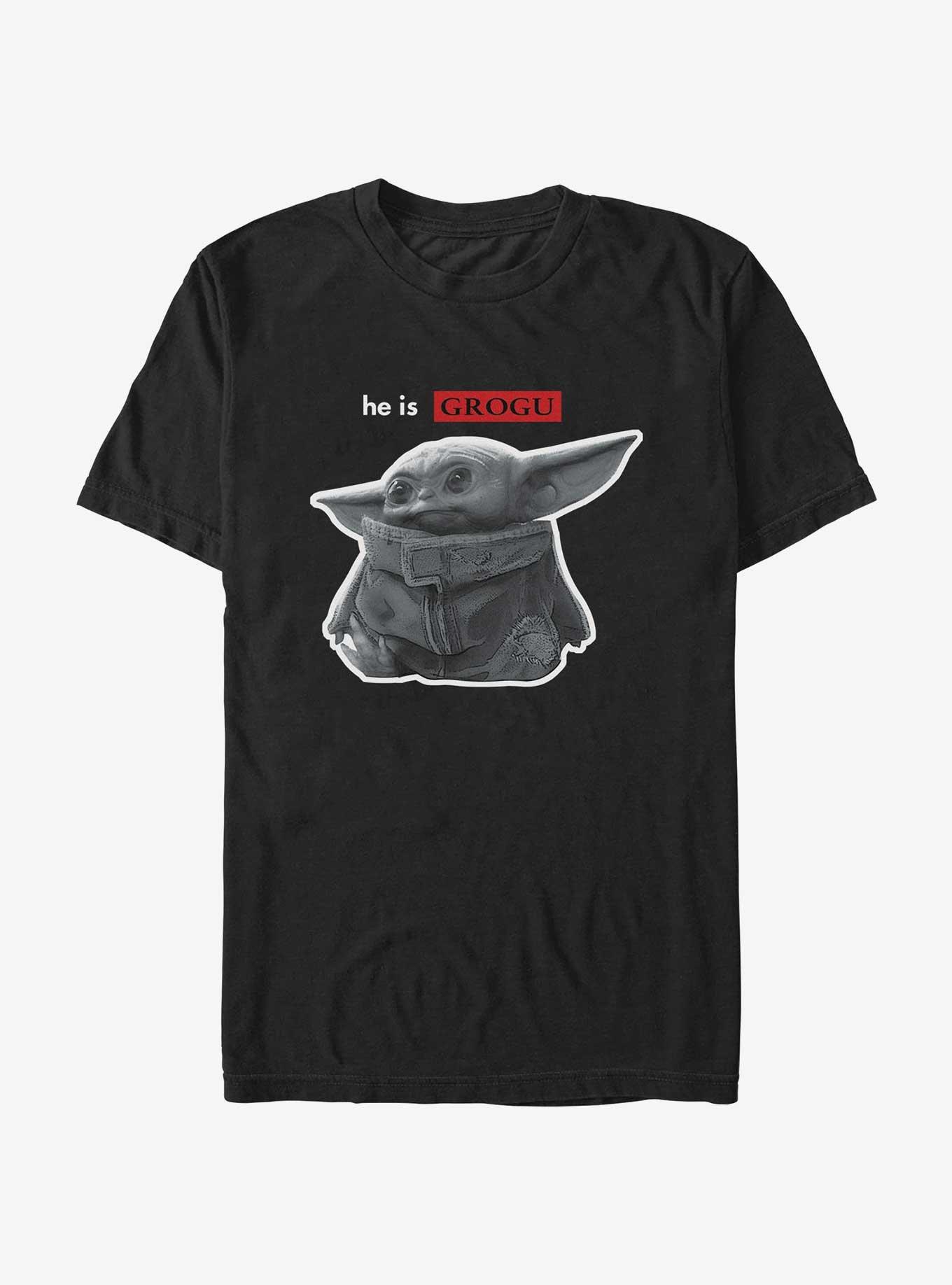 Star Wars The Mandalorian He Is Grogu T-Shirt, BLACK, hi-res