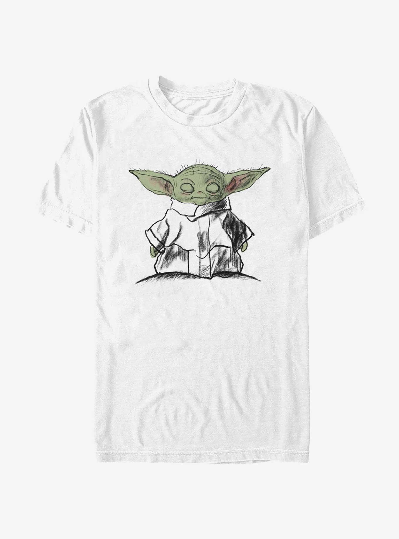 Star Wars The Mandalorian Sleep or Mediate T-Shirt, WHITE, hi-res