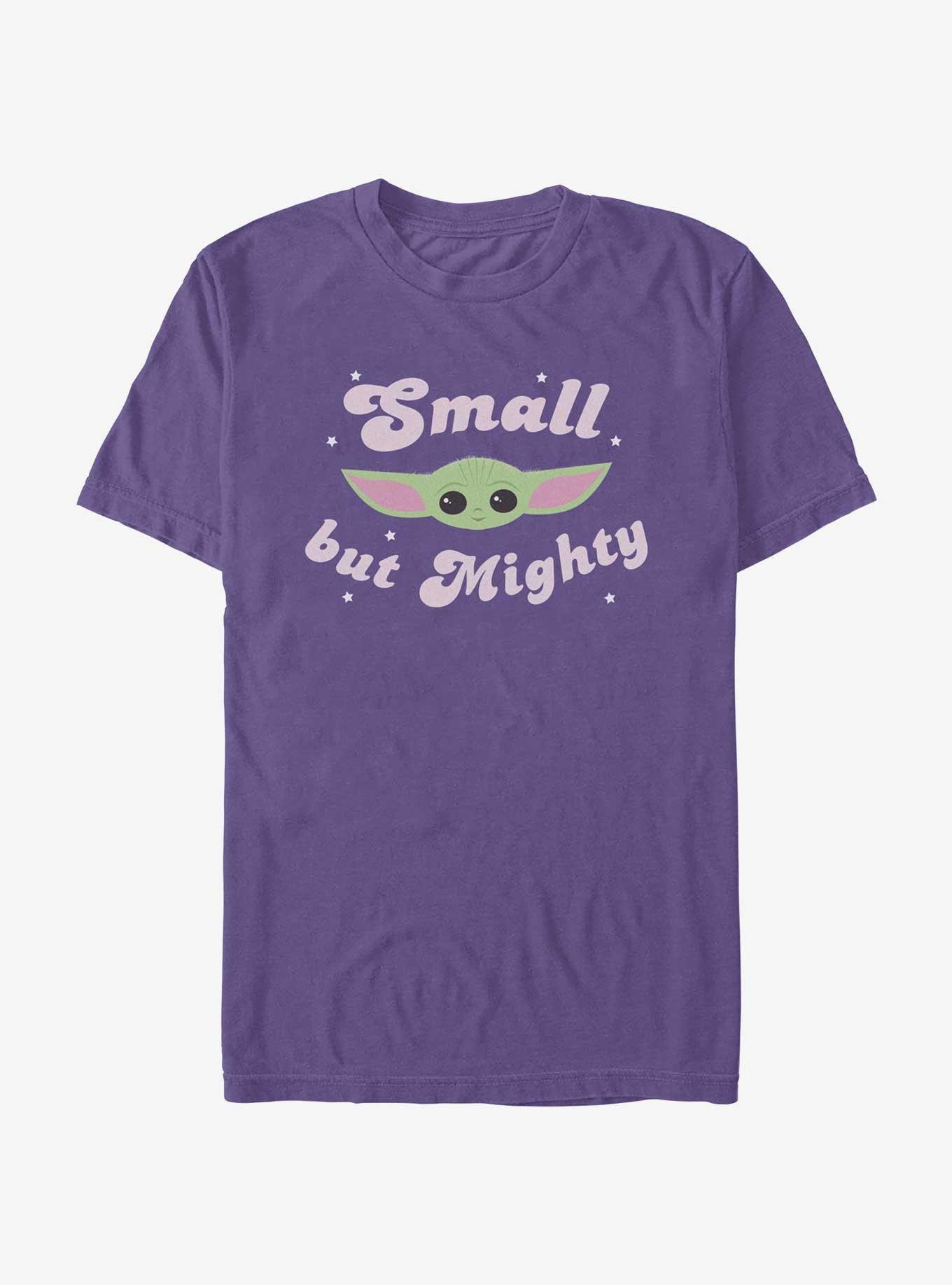 Star Wars The Mandalorian Small But Mighty Grogu T-Shirt, PURPLE, hi-res