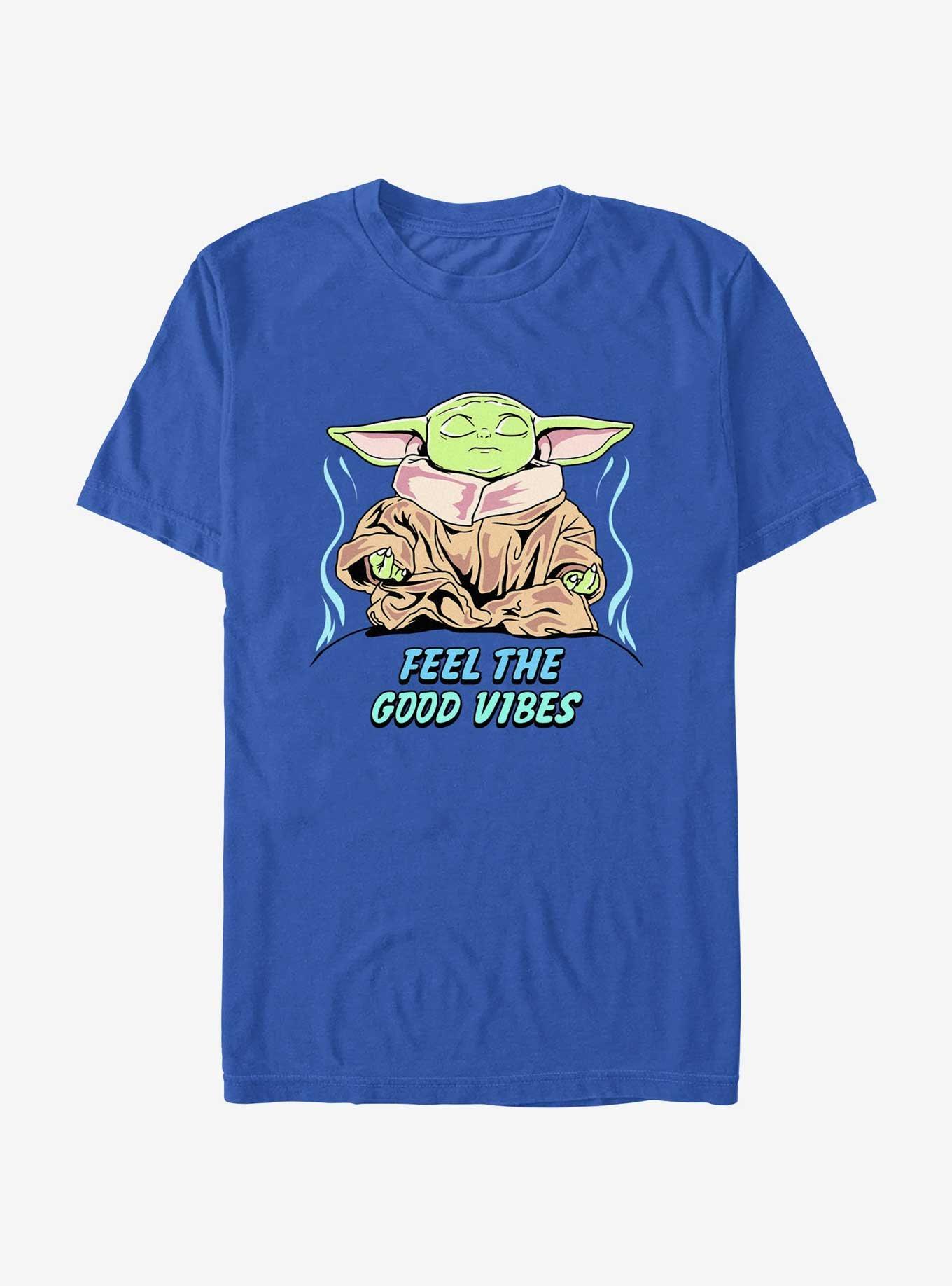 Star Wars The Mandalorian Good Vibes Grogu T-Shirt, , hi-res