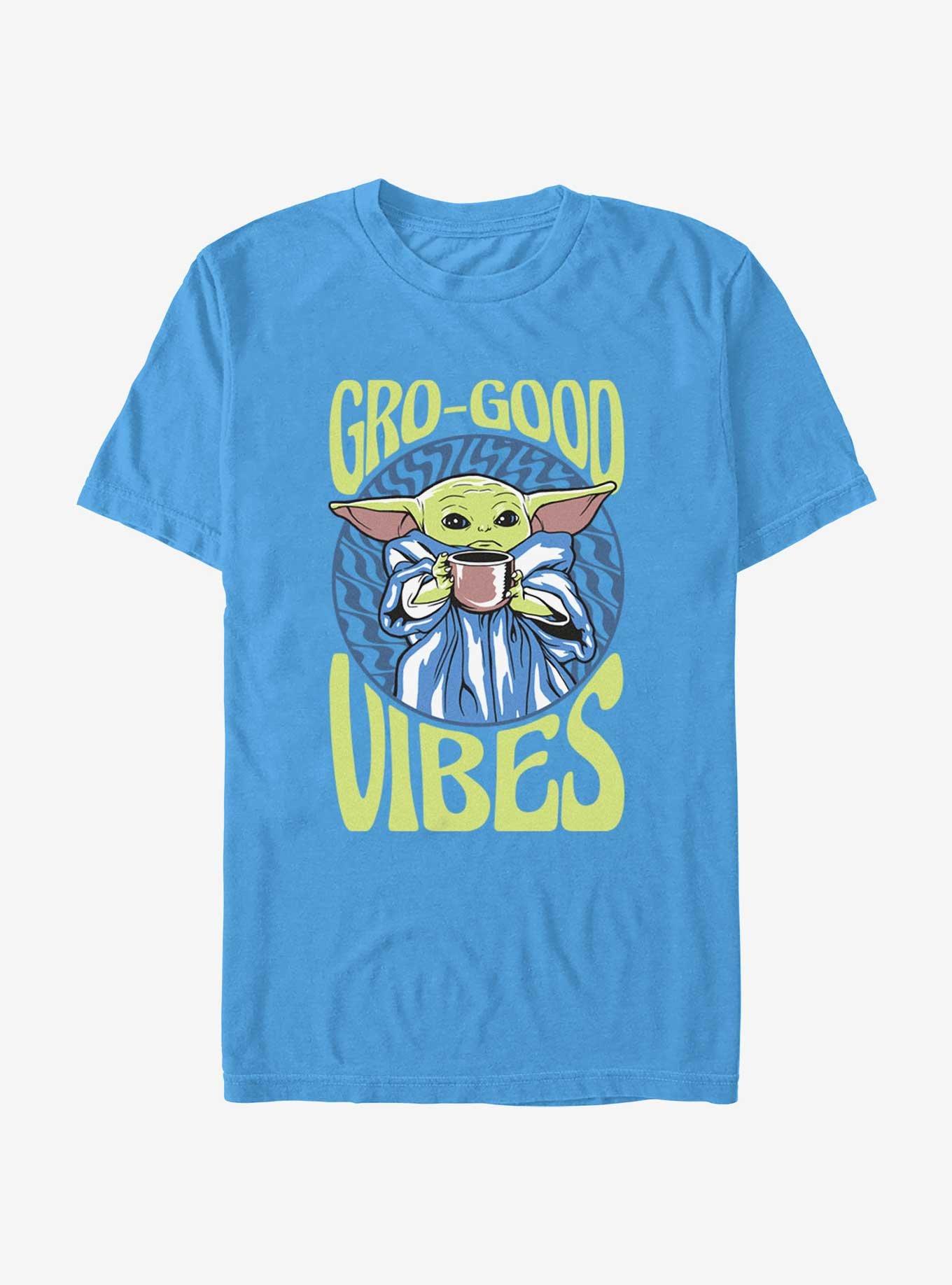 Star Wars The Mandalorian Gro-Good Vibes T-Shirt, TURQ, hi-res