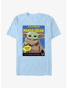 Star Wars The Mandalorian Grogu Legend Continues Poster T-Shirt, , hi-res