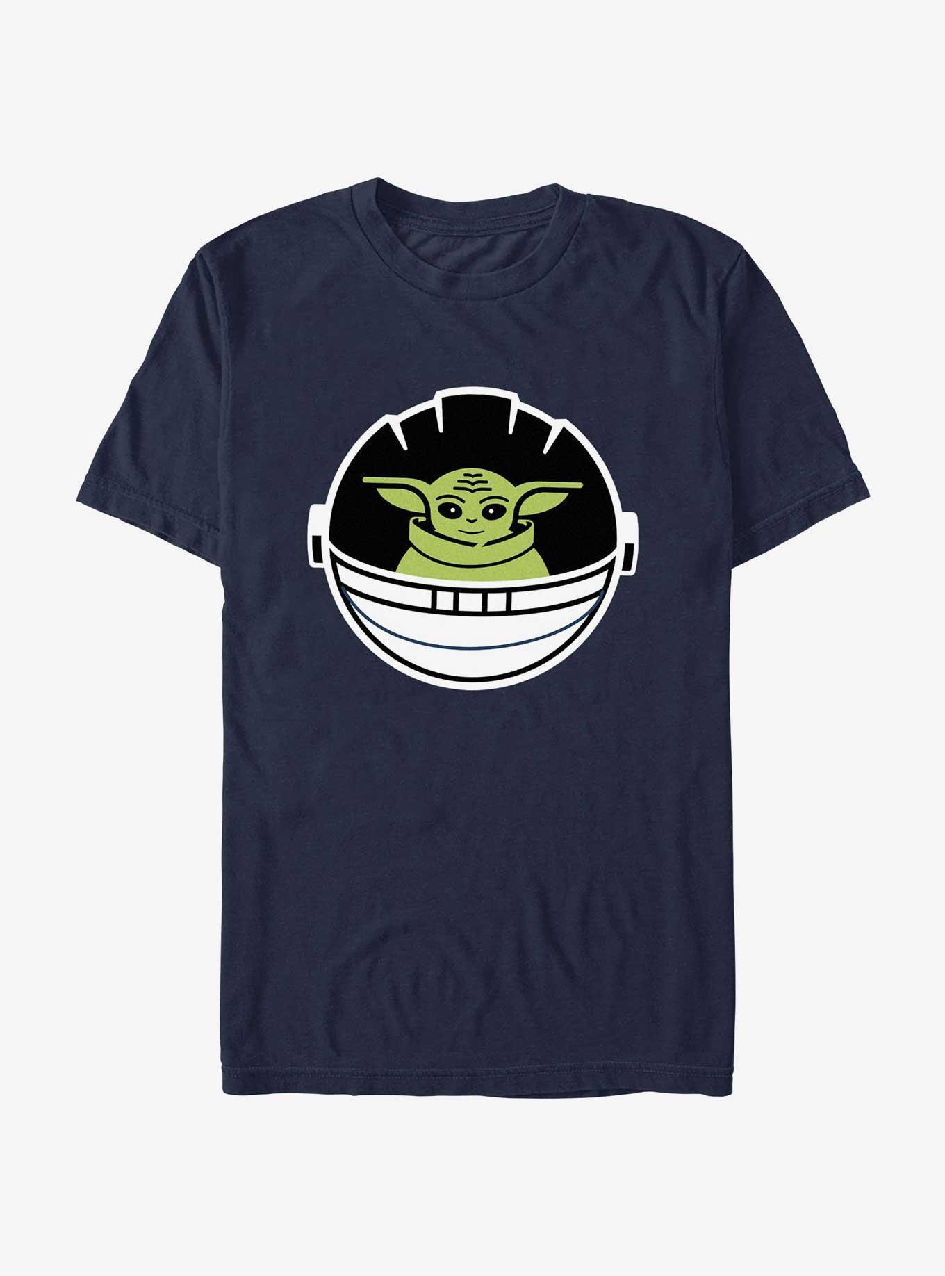 Star Wars The Mandalorian Grogu Pod T-Shirt, NAVY, hi-res