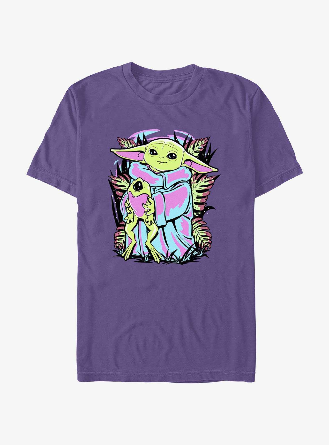 Star Wars The Mandalorian Neon Child and Frog T-Shirt, , hi-res