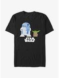 Star Wars The Mandalorian R2-D2 Meets Grogu T-Shirt, BLACK, hi-res