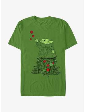Star Wars The Mandalorian Grogu Christmas Tree T-Shirt, , hi-res