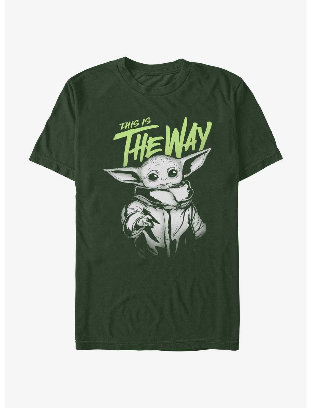 Star Wars The Mandalorian Grogu The Way T-Shirt, FOREST GRN, hi-res