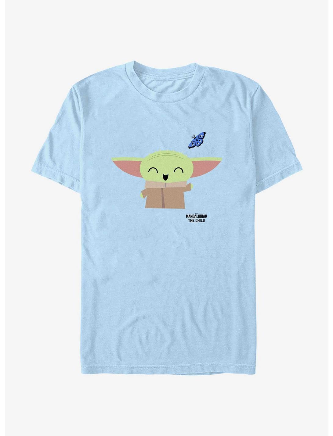 Star Wars The Mandalorian Happy Grogu T-Shirt, LT BLUE, hi-res