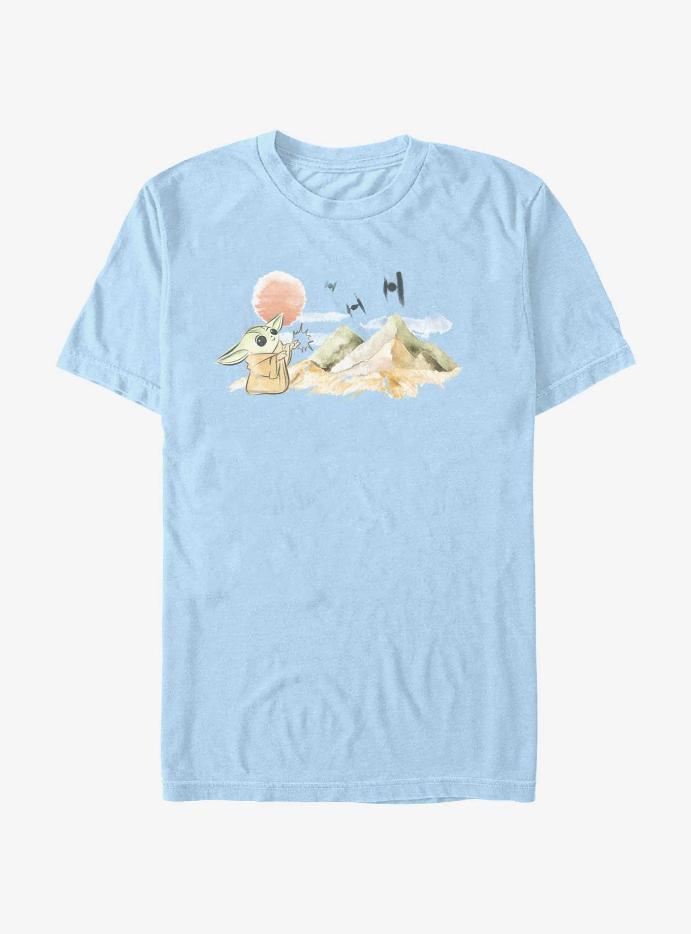 Star Wars The Mandalorian Protector Scene Grogu T-Shirt, , hi-res